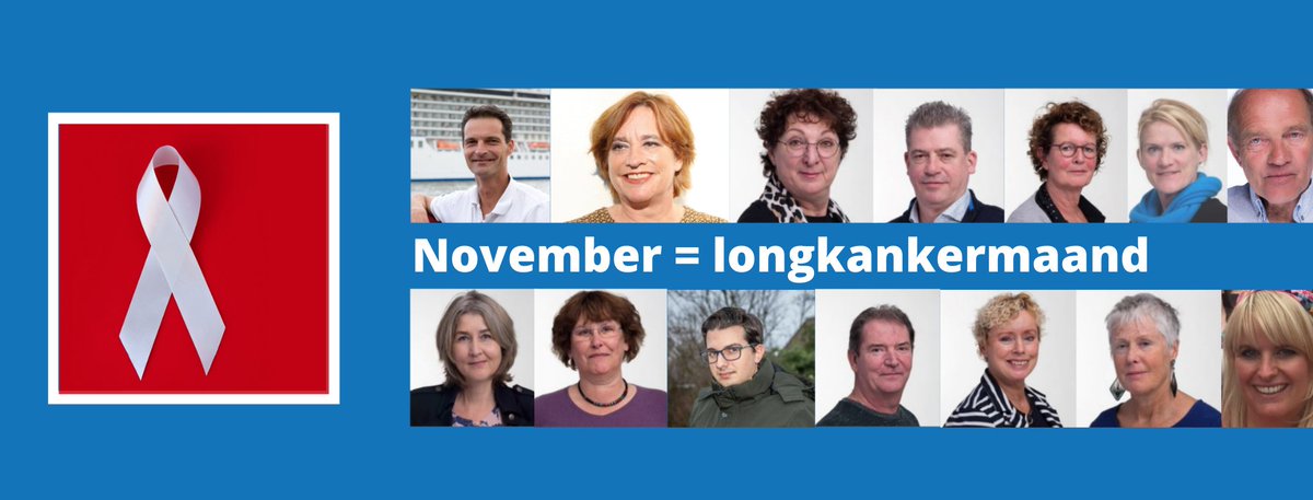LongkankerNL's tweet photo. Het is 1 november: de #longkankermaand is begonnen! Vraag jij ook #aandacht voor #longkanker? Die aandacht is hard nodig, want nog steeds krijgen heel veel mensen longkanker. Doe mee en vraag aandacht met het witte lintje. Of doe meer en #collecteer!
Zie: https://t.co/rxggvo2LV2 https://t.co/oXsr8UTAxV