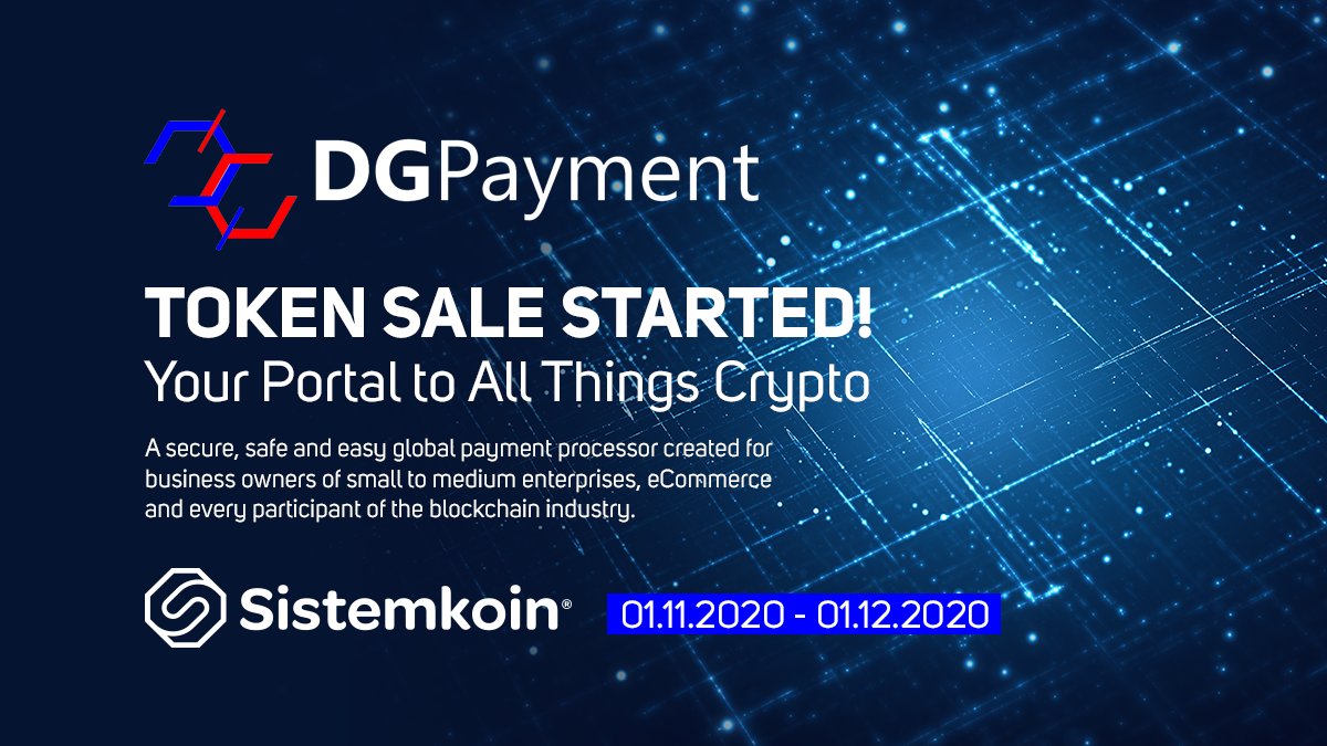 Sistemkoin's tweet photo. 🇬🇧 DGPayment (DGP) Token Sale Has Started! https://t.co/1jAr6MQT8y
Sign up now, don’t miss early investment bonus!
🇹🇷 DGPayment (DGP) Token Satışı Başladı!
Hemen kaydolun, erken yatırım bonusunu kaçırmayın!
#Sistemkoin #tokensale #cryptocurrency #token #kriptopara #dgpayment https://t.co/yVTfWulz9m