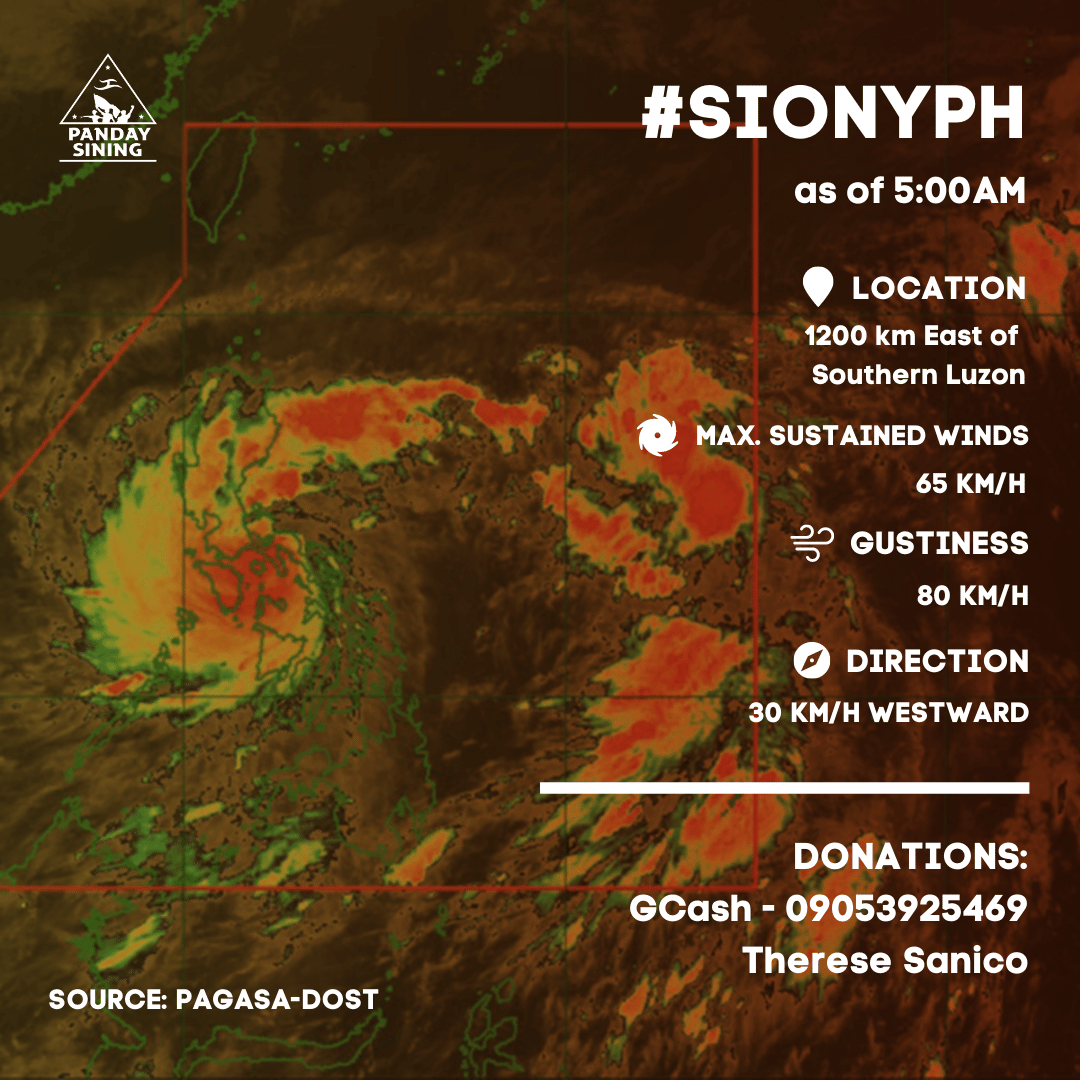 PandaySiningPH's tweet photo. Naghahanda na ang mga kabataan at kultural na grupo ng mga serye ng donation drive para sa mga maaapektuhan ng #RollyPH pati na rin ng bagong dating na bagyong #SionyPH.

Para sa mga nais tumulong, maaaring magdonate dito:

Gcash: Therese Sanico  09053925469 https://t.co/PdSzmExEEu