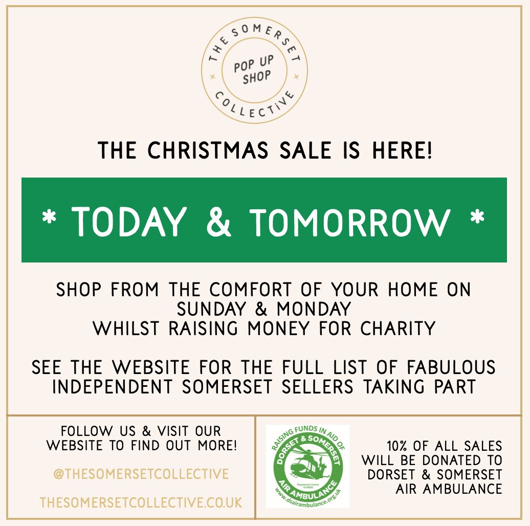 Hannah Brown (@my_hbi_style) on Twitter photo A great way to get your Christmas shopping started! - This Popup shop run by The Somerset Collective <a href="/SomCollective/">The Somerset Collective</a> is a great way to support independent businesses as well as supporting a charity at the same time! - each business gives 10% to <a href="/dsairambulance/">Dorset and Somerset Air Ambulance (DSAA)</a> A great way to get your Christmas shopping started! - This Popup shop run by The Somerset Collective <a href="/SomCollective/">The Somerset Collective</a> is a great way to support independent businesses as well as supporting a charity at the same time! - each business gives 10% to <a href="/dsairambulance/">Dorset and Somerset Air Ambulance (DSAA)</a>