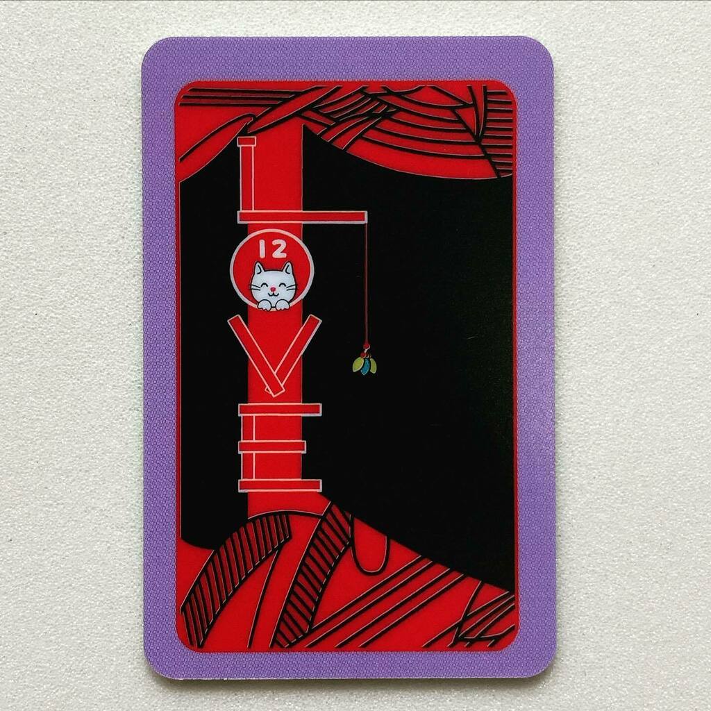 縫山ナントカ堂 猫 花闘 柳 花札 화투 Hanafuda