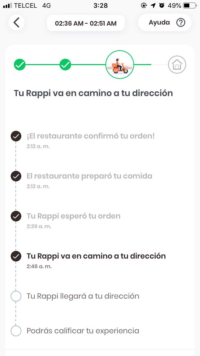 bersabu's tweet photo. @RappiMexico Llevo más de una hora esperando mi pedido y el repartidor no quiere traerlo porque no le conviene el costo. Que mierda de servicio. Necesito mi dinero de vuelta. https://t.co/mMdSlYXZbh