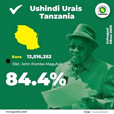 BestaMlagila's tweet photo. Nachukua nafasi hii kumpongera Rais @MagufuliJP, Makamu wa Rais @SuluhuSamia na wanachama wa @ccm_tanzania kwa kupata ushindi wa kishindo na hii imetokana na ytendaji uliotukuka, Sasa uchaguzi umeisha tukafanya kazi kwa Kasi zaidi kwa maendeleo ya Nchi yetu. Mungu awasaidie. https://t.co/QHDlKh8kKG