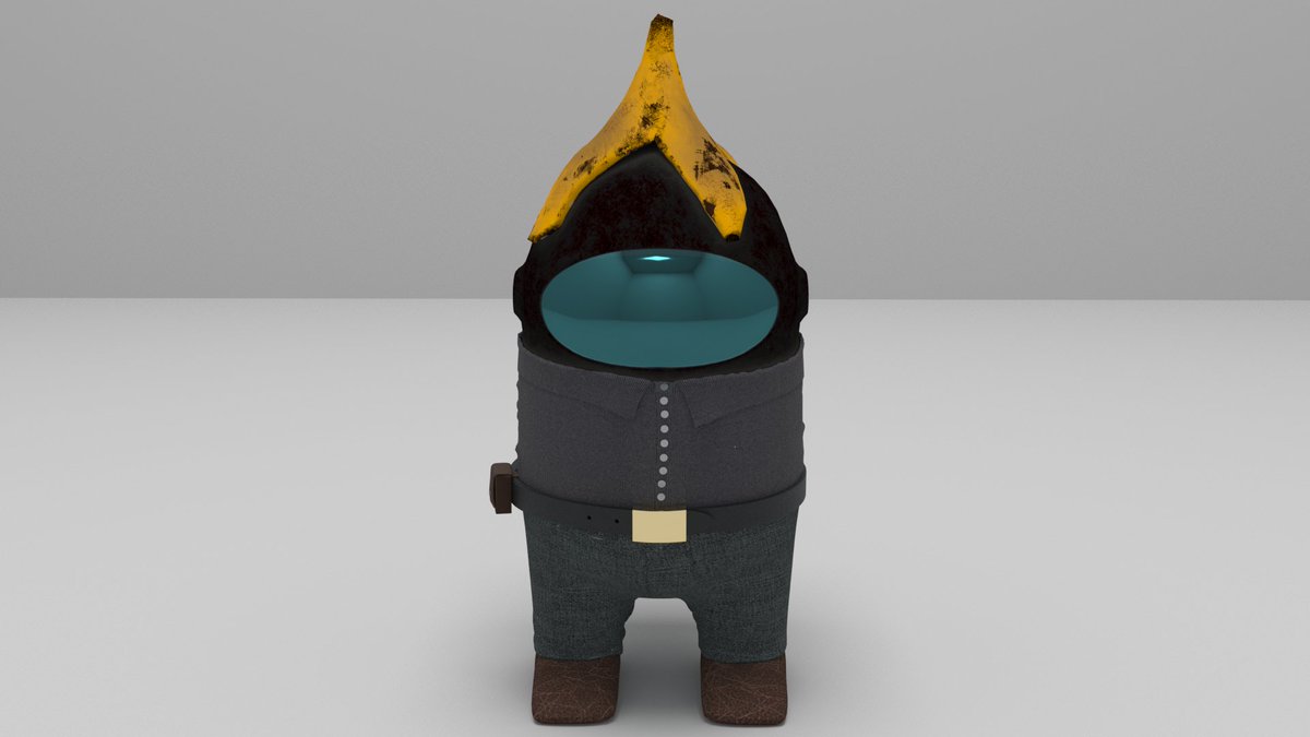 #AmongUs Figur ist fertig