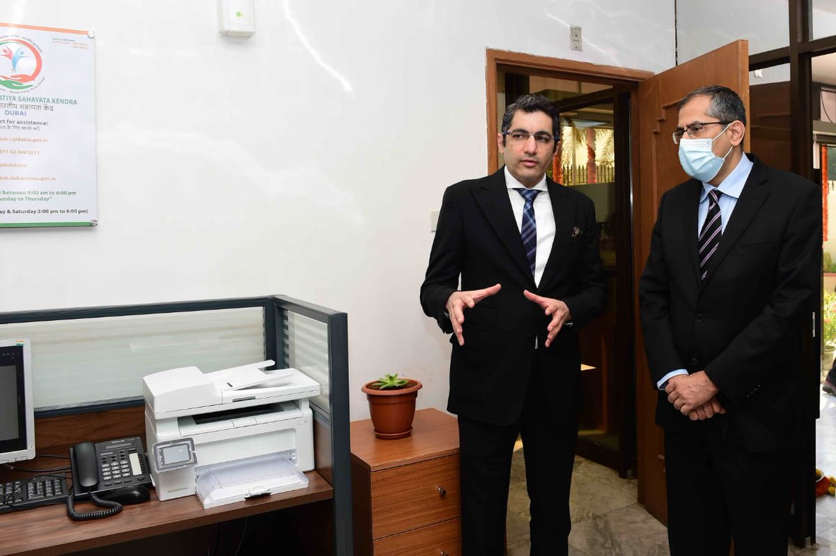 cgidubai's tweet photo. Ambassador of India to UAE inaugurated @pbskdubai today in the premises of Indian Consulate Dubai with a renewed assurance that PBSK Dubai will be serving to all Indians in UAE.  @IndembAbuDhabi @AmbKapoor @SecySanjay @ProtectorGenGOI @MOS_MEA @DrSJaishankar https://t.co/A99kHFQjHL