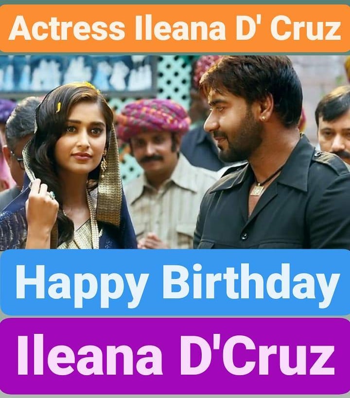 Happy Birthday 
Ileana D\Cruz   