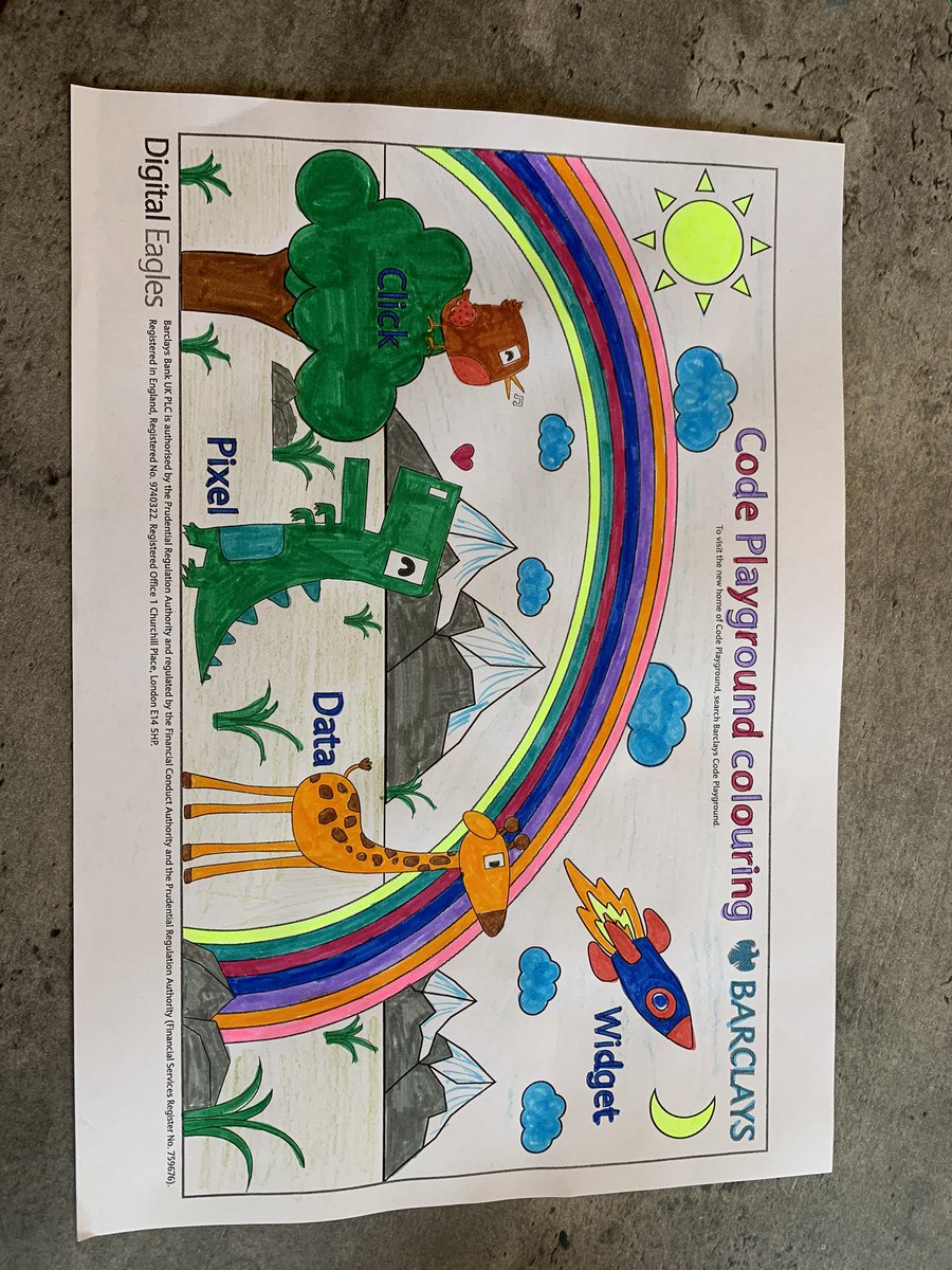 KatieDigiEagle's tweet photo. @Digitaleagles I think it was me that had the most fun doing this #barclayscodeplayground A great activity on this rainy Sunday. You have until 23:59 today to enter https://t.co/iteyFKucLH https://t.co/DBafsynYs7