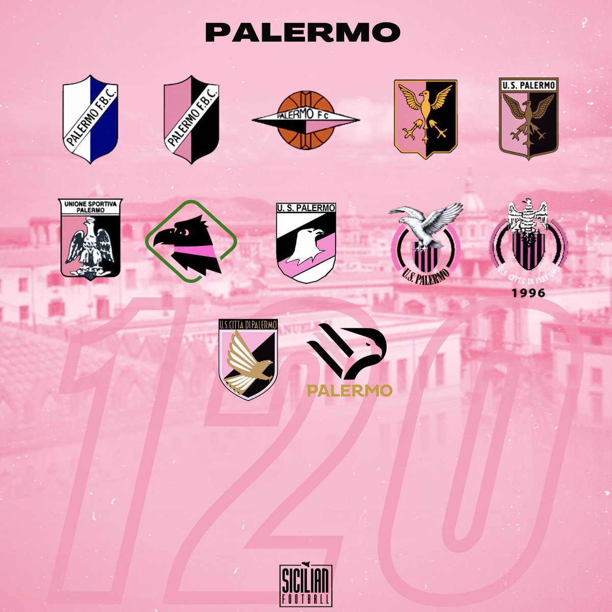 Palermo F.C. - Tanti auguri #Palermo 💗🖤