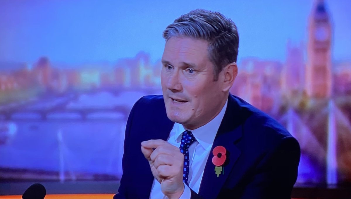 Very impressive performance on #marr by ⁦⁦@Keir_Starmer⁩ - firm, authoritative, focused, & clearly extremely frustrated. He’s been proven absolutely right about the need for a 2nd lockdown. He also looks & sounds like a leader.