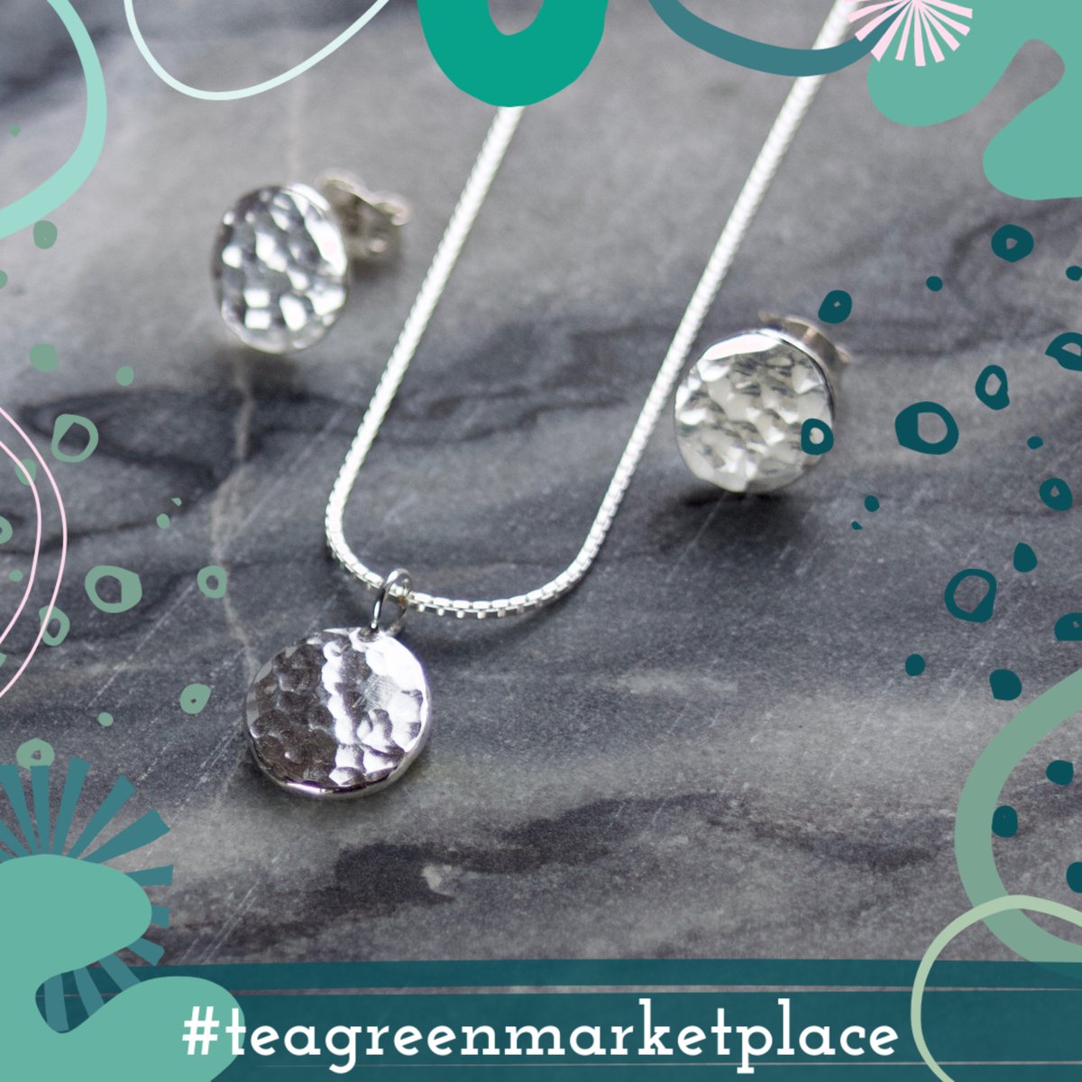 Good Morning!👋 ⁠
We're open again for another day of virtual trading. ⁠
⁠
Starting your Christmas shopping this wknd? ⁠
Use code TEAGREEN at the checkout on lisacrockard.com for 10% off until the end of Sunday.⁠
⁠
Follow #teagreenmarketplace on Facebook for more