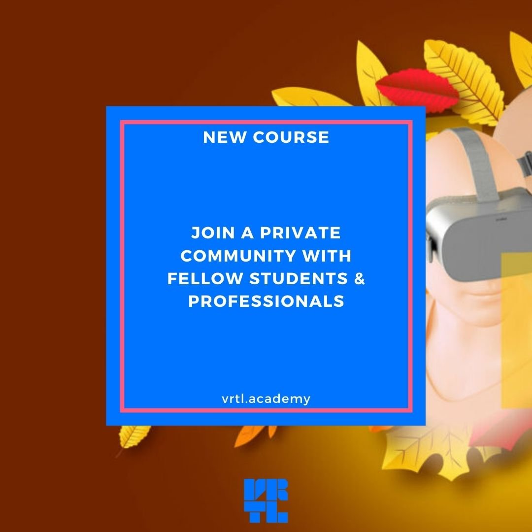 Our community of students, mentors &amp; industry professionals is here to help you in your career as a VR developer / producer / storyteller /...

Register now ➡️ hubs.ly/H0y3YfC0 ⬅️

#VR #Storytelling #OnlineCourse