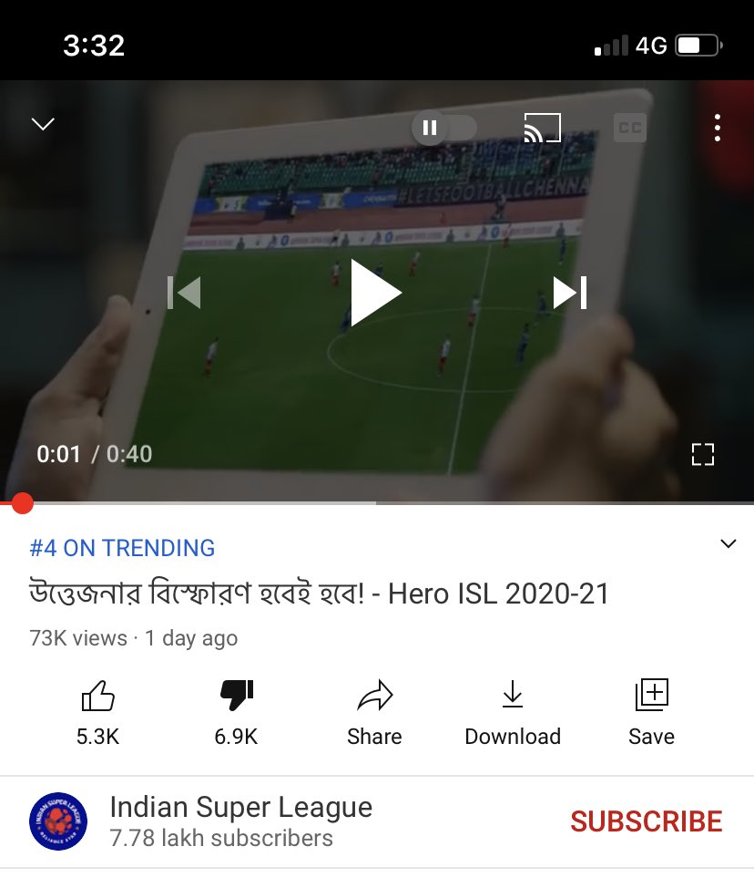 MohunBaganFans's tweet photo. So after 24 hours.. DISLIKES swelled to almost 7k ... Mariners.. Keep doing till it gets removed.
#nodefendingISLchampion
#RemoveThreeStars
#Removethepromo https://t.co/FCajEmfBZG