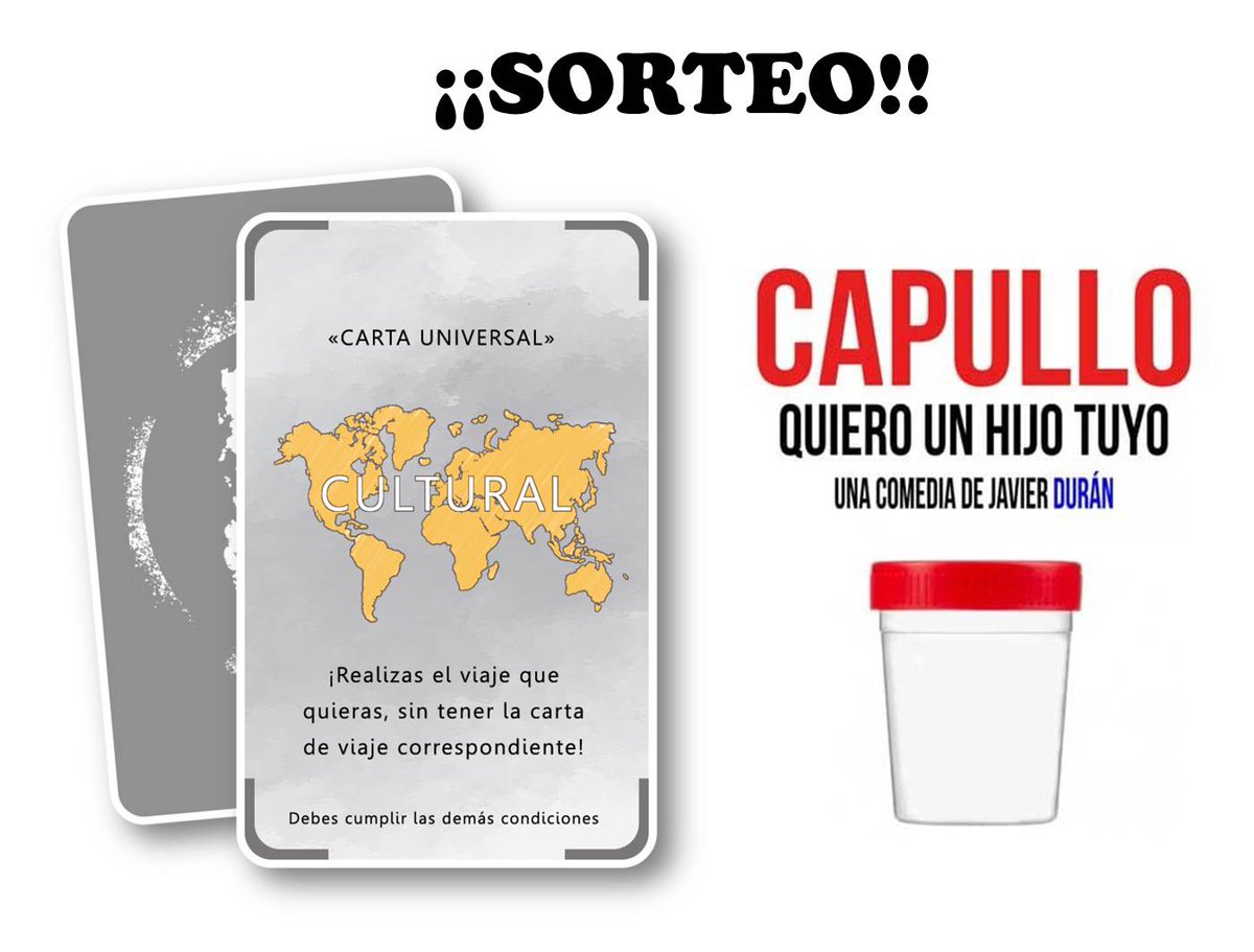 planitboardgame's tweet photo. ¡¡SORTEO!! 

¿Qué mejor forma de celebrar que podréis haceros con plan'it a partir del 15 de noviembre en https://t.co/VjEOeoEngn? 

Sorteamos dos entradas para una obra de teatro en Madrid en Instagram (https://t.co/aNiFhyki6q). ¡Síguenos para ver las condiciones!

#sorteo https://t.co/xxumG9JI6Q