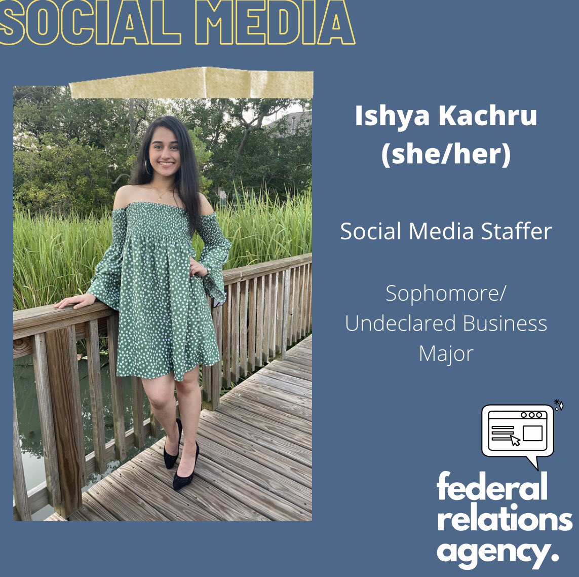 And last, but not least... our Social Media Team!! They maintain all media and ensure students know what’s happening.