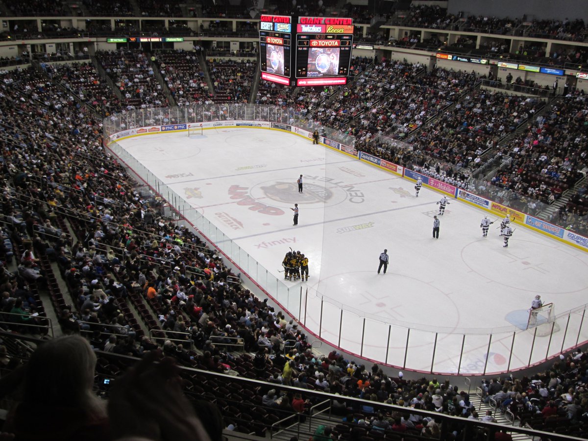 16. Giant Center, Hershey, PA. Home of  @TheHersheyBears. Hershey hit this one out of the park when they built this replacement to the historic HersheyPark Arena. My favorite AHL arena. I'll overlook the parking situation.