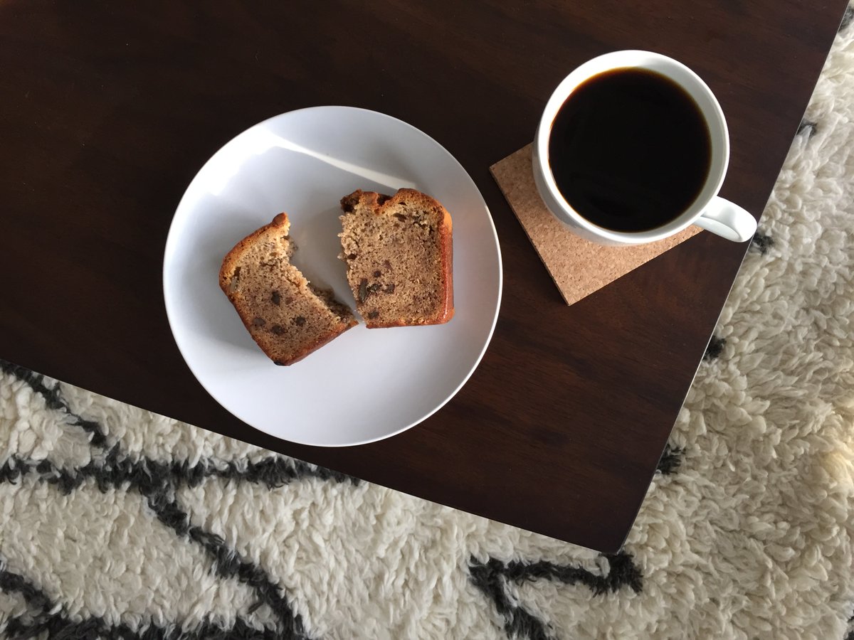 Hoping you used your extra "fall back" hour on a good cup of coffee and a thick slice of banana bread