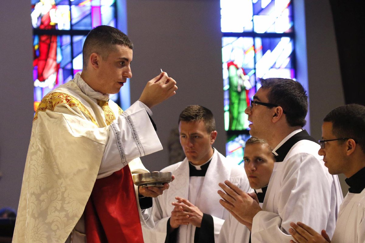 USCCB's tweet photo. Today begins National Vocations Awareness Week! We thank all the men and women who have responded with their "Yes" to God's call in their vocation to the priesthood, diaconate, and consecrated life

Show your appreciation in the comments below! #NationalVocationAwarenessWeek https://t.co/Xx5FKUQ7yw