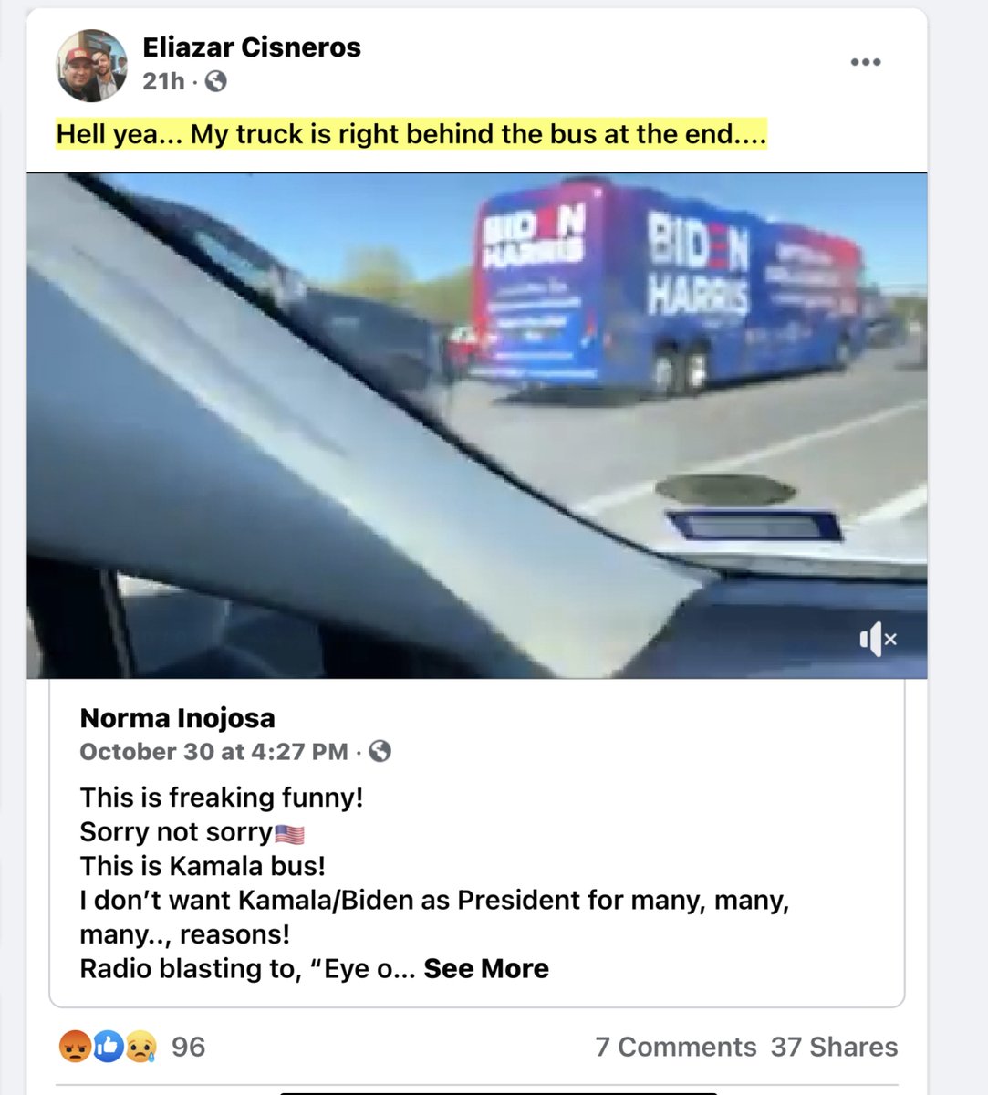 When  @realDonaldTrump sends his people - he doesn’t send his best and I have zero doubt the  @FBI  http://web.archive.org/web/20201101153750if_/https://www.facebook.com/100001968475648/videos/3395528557189393/ https://archive.is/gOjb1&nbsp;live url https://www.facebook.com/100001968475648/videos/3395528557189393/