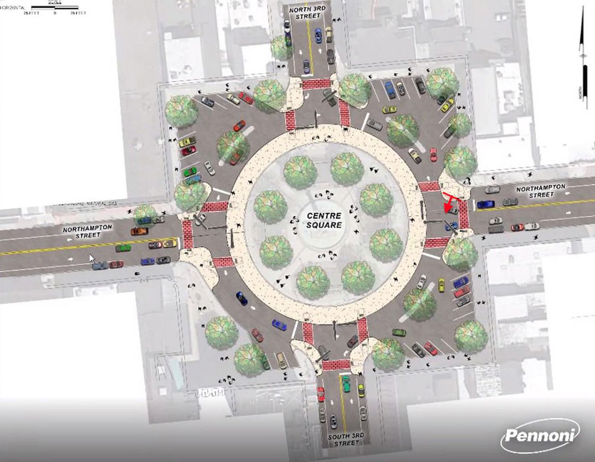 lehighvalley's tweet photo. Redesign of Easton’s Centre Square looks promising | Editorial https://t.co/TvrttfeDx6 https://t.co/uHmnJeDls9