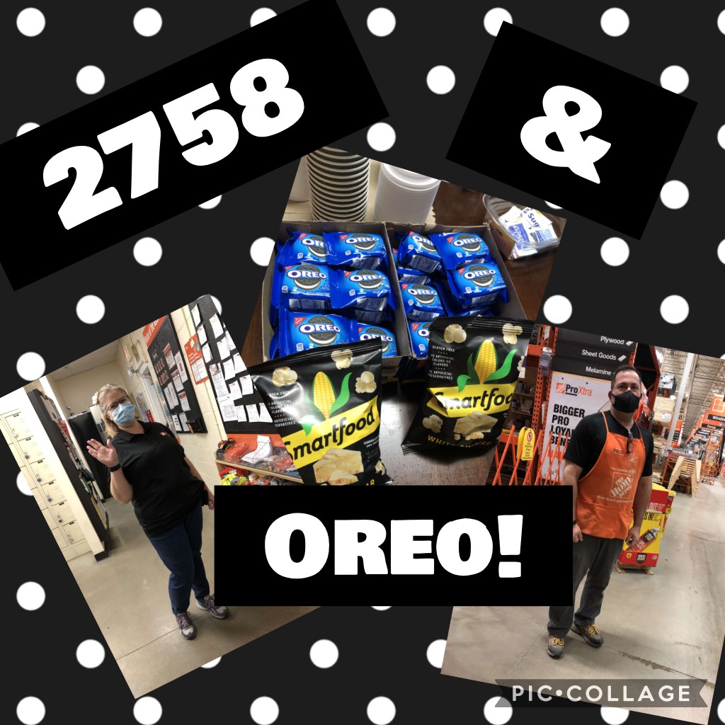 Shelby Home Depot (@thdshelby) on Twitter photo 2758 is celebrating with everyone's favorite Black & White sweet treat. Oreo!! Enjoy team! #MWOCT2020 <a href="/THDShelby/">Shelby Home Depot</a> @JennywoodHD @XKerrigan @SallyGansior <a href="/Yasoni5/">Steve</a> <a href="/Tammyha2758/">Tammy Hart</a> <a href="/KathyHD2758/">Kathy Steinberg</a> @BobbyPooleII <a href="/tllinke/">Tracee Linkewitz</a> 2758 is celebrating with everyone's favorite Black & White sweet treat. Oreo!! Enjoy team! #MWOCT2020 <a href="/THDShelby/">Shelby Home Depot</a> @JennywoodHD @XKerrigan @SallyGansior <a href="/Yasoni5/">Steve</a> <a href="/Tammyha2758/">Tammy Hart</a> <a href="/KathyHD2758/">Kathy Steinberg</a> @BobbyPooleII <a href="/tllinke/">Tracee Linkewitz</a>