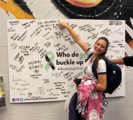 kmillscharity's tweet photo. Kmilli Spirit Night, organized by @kleincollinsvb booster club, is always so special! So much love, joy, and seat belt awareness. ๐ Thank you to everyone who helped organize, volunteer, and support this event. #Kmilli #BuckleUp4Kailee https://t.co/OQKjD9ane9