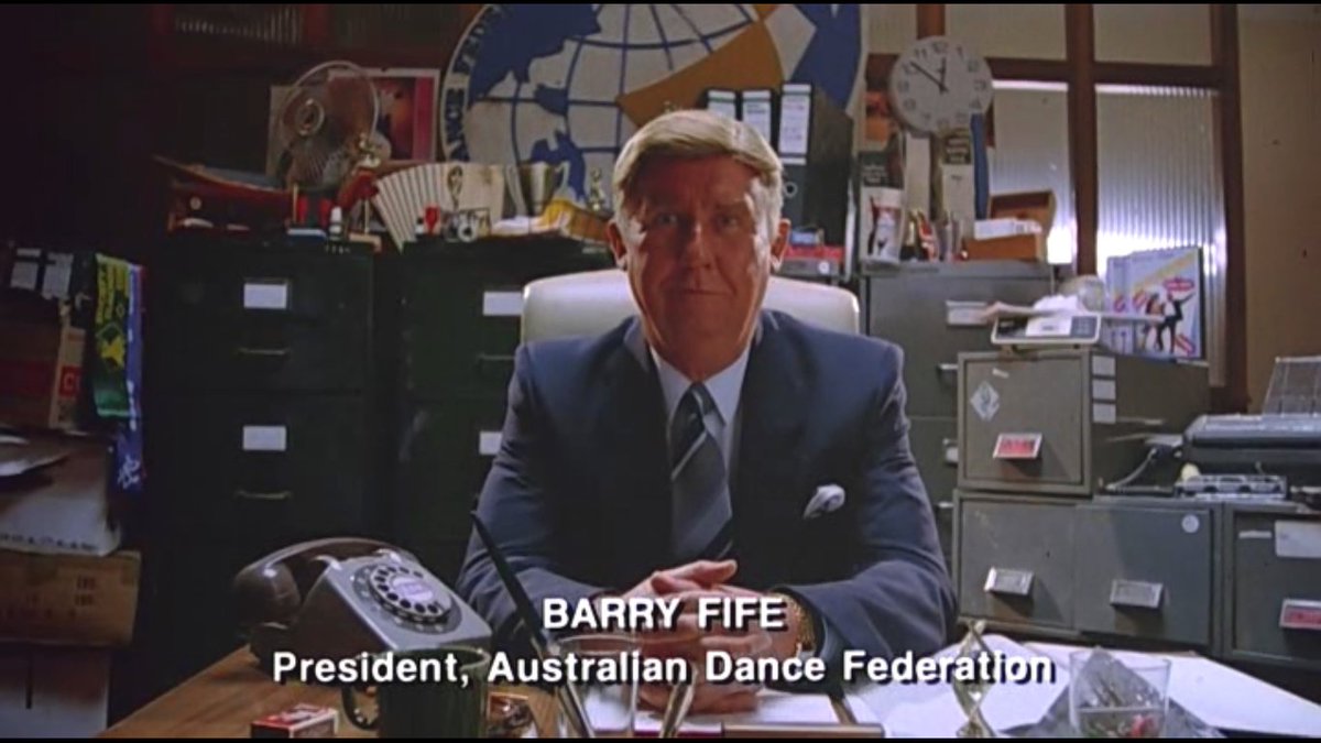 EverydayElvis's tweet photo. I have a revelatory observation which will help us all understand: when Trumpists and Tories watch Strictly Ballroom, they presumably think Barry Fife is the hero. #NoNewSteps https://t.co/kGqxHiYbd1