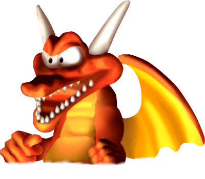 One follow up which did see the light of day was Banjo-Pilot, which was a reworking of Diddy Kong Pilot. Interestingly, it features cameos from a Donkey Kong character and a Sabre Wulf character, plus a creature who looks a lot like Krunch the Kremling. 12/28 #BanjoPilot