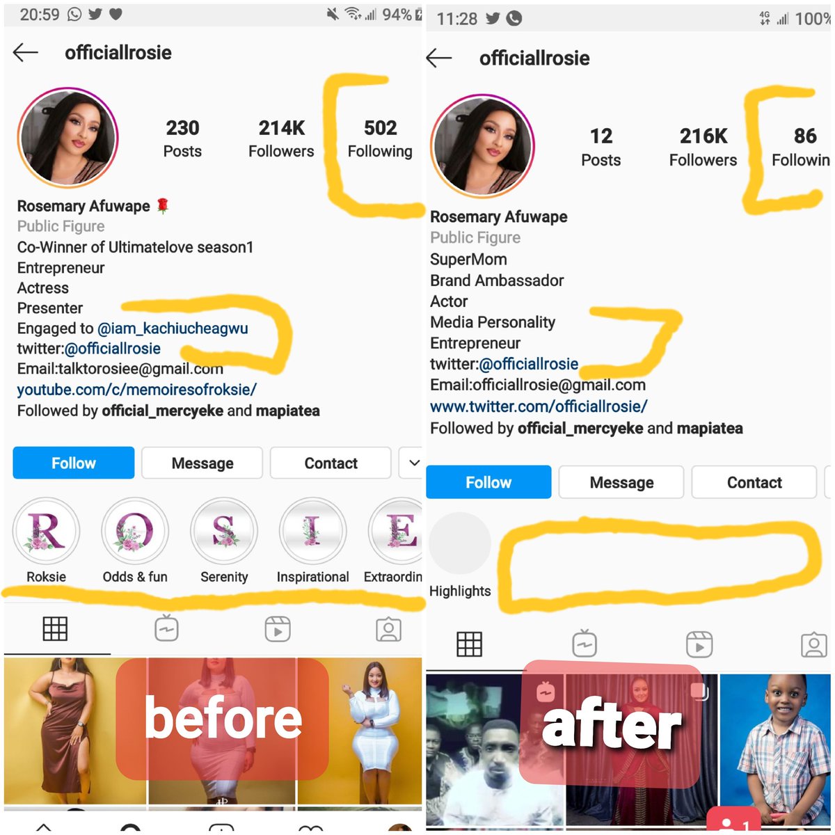Stargirl_Erica's tweet photo. Wao ! ROKSIE IS OVER!!! and confirmed 
#UltimateLoveNG #Bbnaija https://t.co/I8R9wGuua5