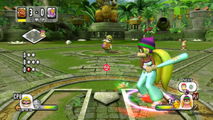 As an aside, Tiny Kong was redesigned for Diddy Kong Racing DS to make her look older and less similar to Dixie Kong. Following this, Tiny has always used this new design. 14/28 #TinyKong  #DonkeyKongJetRace  #MarioSuperSluggers  #SuperSmashBros