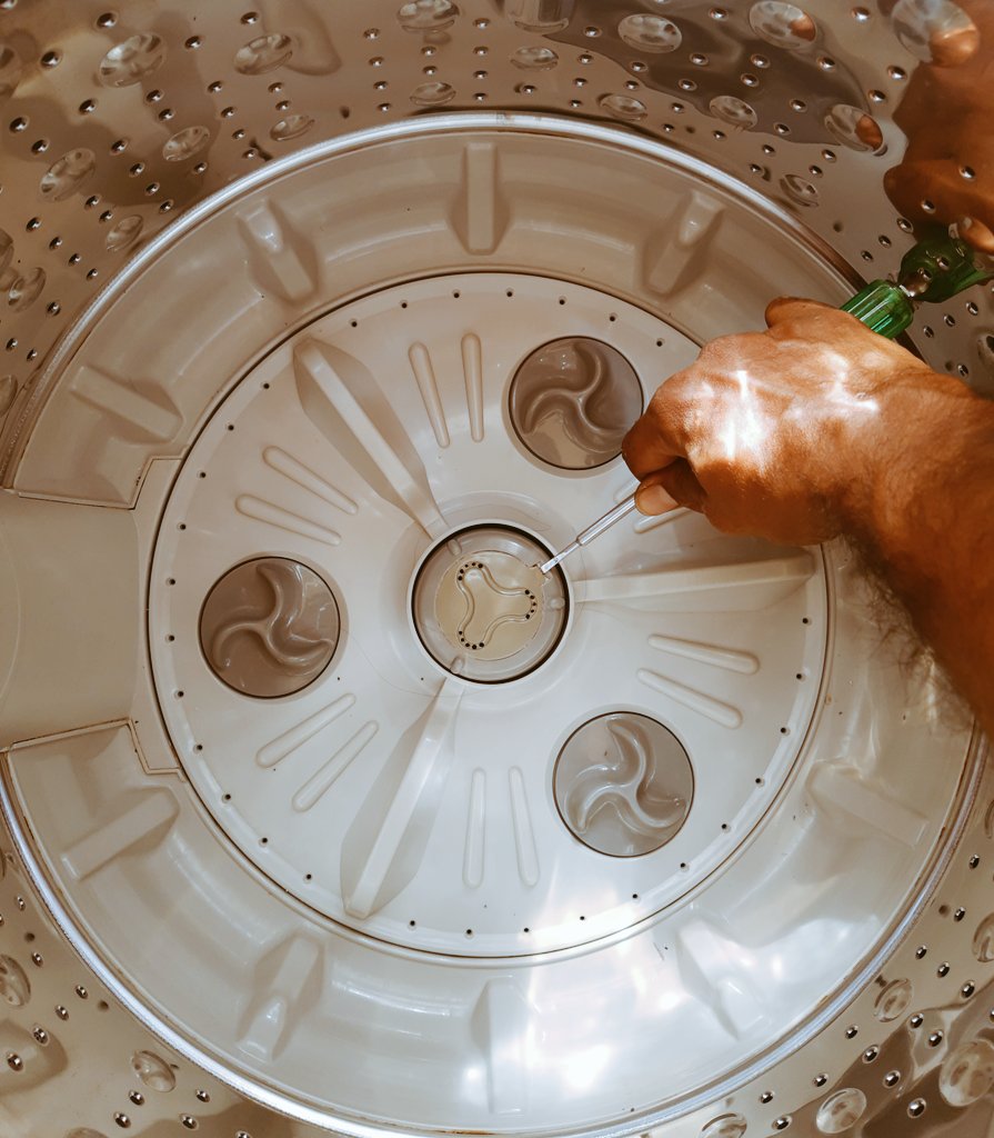 6a. அப்பப்போ descaling powder போட்டு வெறும் மெஷின் சைக்கிள் ஓட விடுவேன் அட்லீஸ்ட் வருஷம் 2 முறை. இருந்தாலும் உள்ள எவ்வளோ அழுக்கு இருக்குன்னு பாப்போம்.