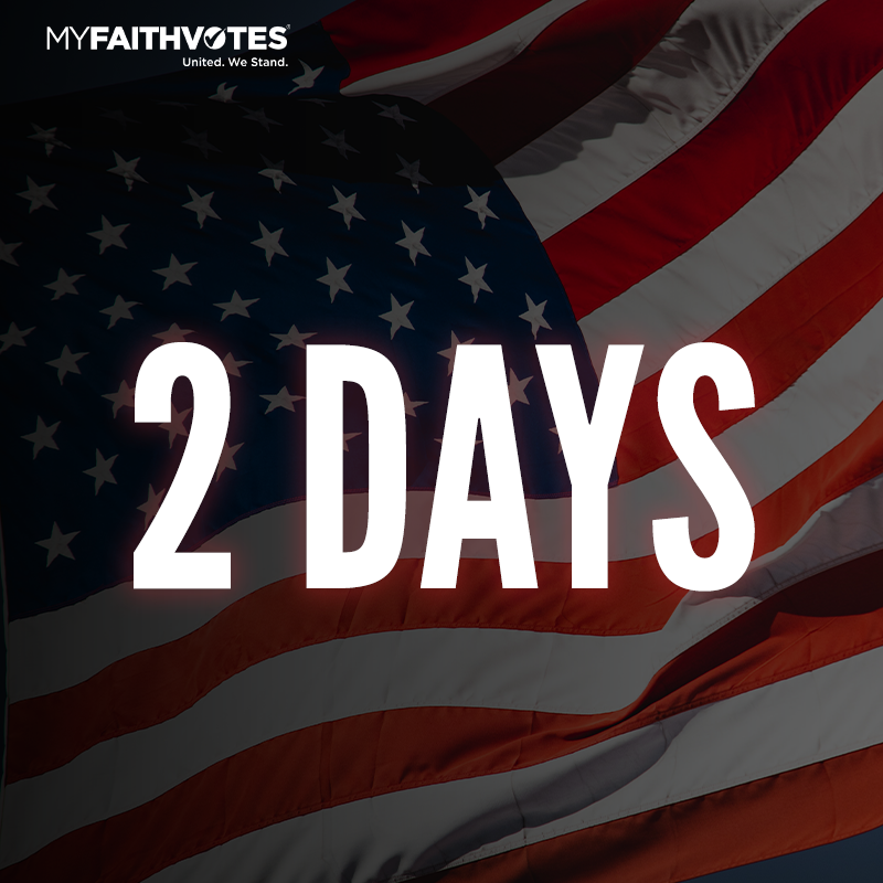 MyFaithVotes's tweet photo. CHRISTIANS, ARE YOU READY? We have just 2 days until Election Day! Don't waste this incredible opportunity to #DoGoodGoVote.
https://t.co/ijnu1Zj8hr https://t.co/gKbKLxIdTM