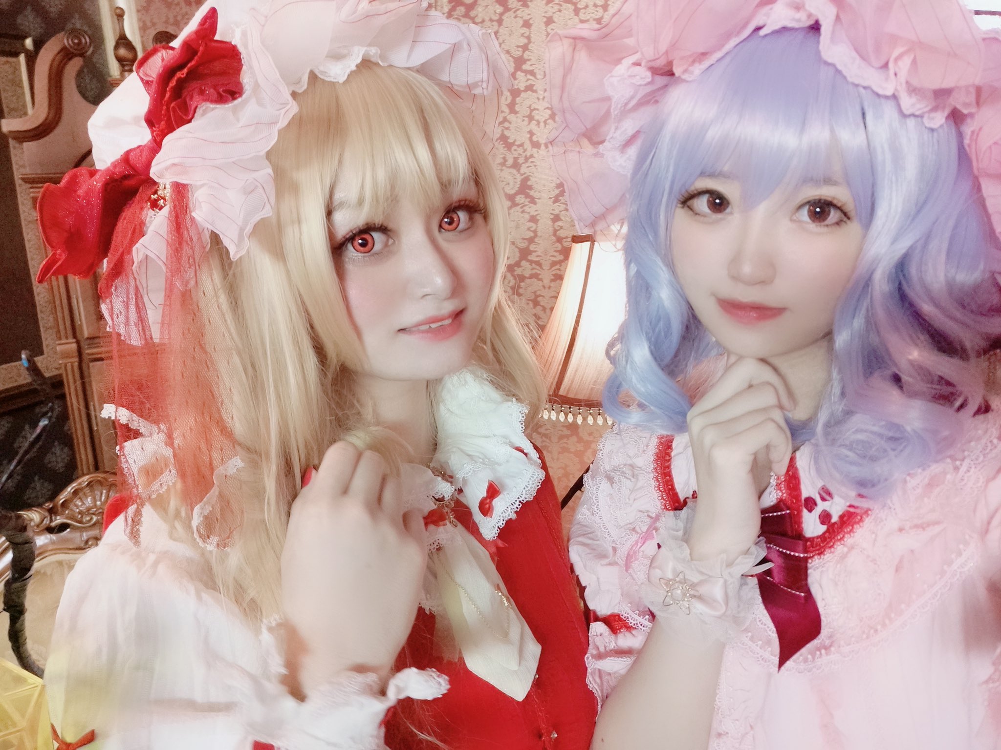 画像,今日の併せ！！☺️🥳フランドール:いゆさん(@magical_mintia )#コスプレ https://t.co/LcTXEJCUBg…