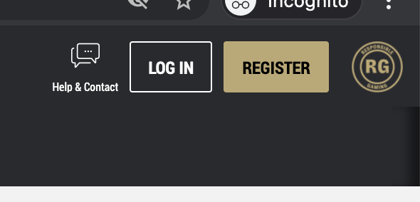 I pick a state and I'm brought to the homepage, not the RG link I clicked. A quick scan and I see an RG icon in the top right nav (though it looks like some seal of approval or award) and go to the RG page.(It's impossible to read at normal size)