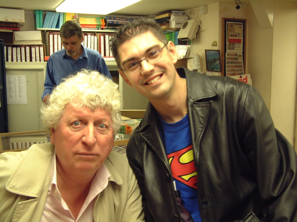 Today's Camping It Up star is THE Doctor, the one and only Tom Baker. I was so nervous about meeting him, as he'd been my Doctor since I was small, but he was just lovely! He gave a lot of his time that day in 2002 and we got a fantastic photo. Tom is rightly a legend.