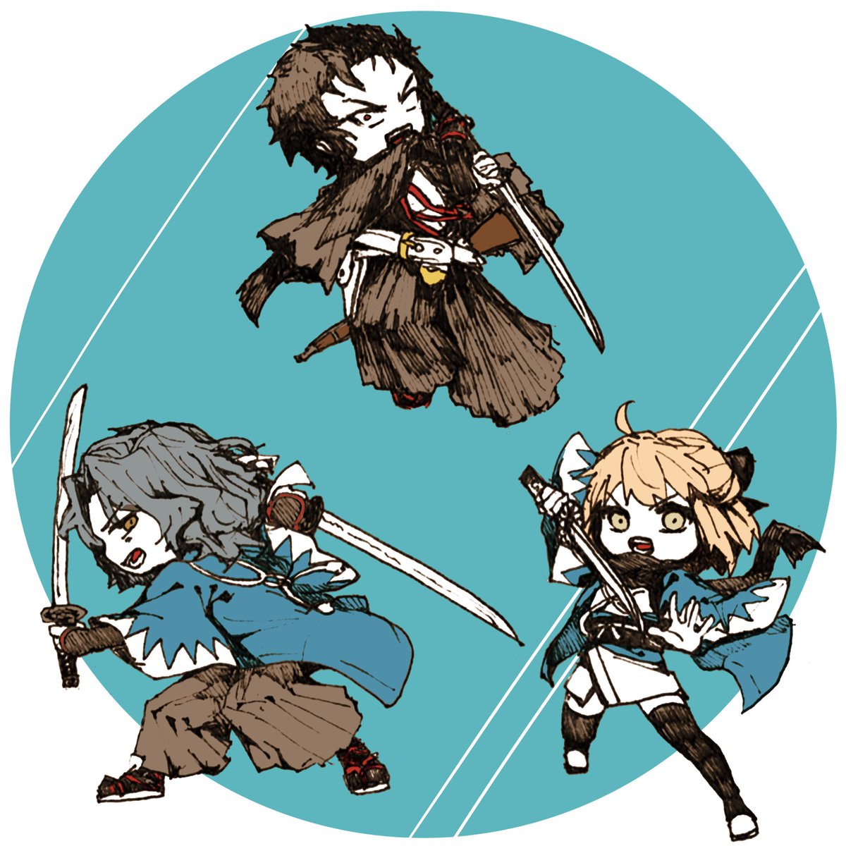 Fgo 新選組練習 Fgo なすびのイラスト Fgo 新選組練習 Fgo なすびのイラスト