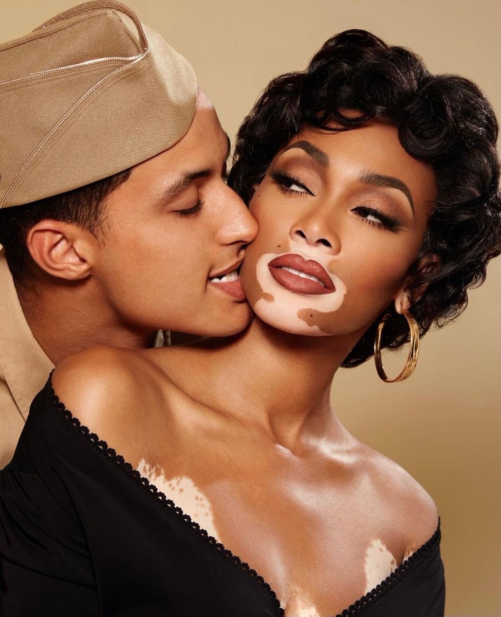 Lapp Winnie Harlow And Kyle Kuzma As Dorothy Dandridge And Harry Belafonte In The Movie Carmen Jones