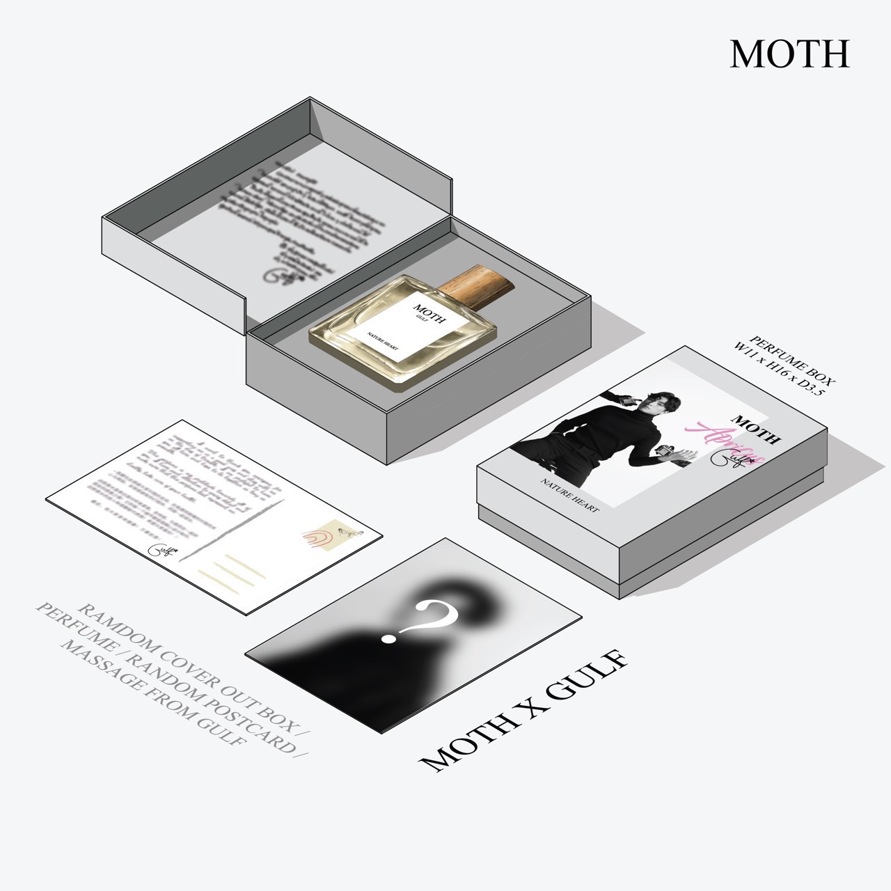 【送料込】未使用Gulf MOTH香水 MOTH 香水 Gulf ガルフ プロデュース タイ 俳優 ポストカード