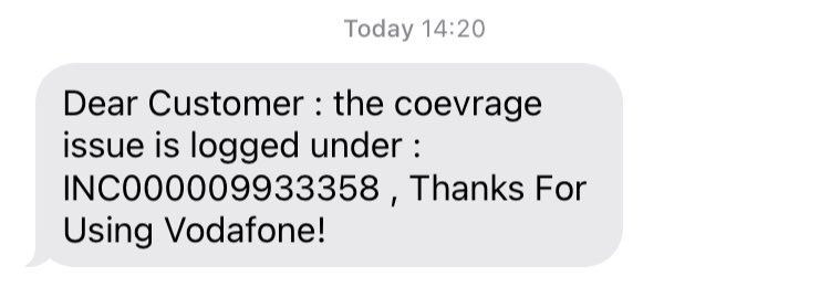 niamhmcs's tweet photo. @VodafoneIreland still have no use of my phone??! Have a problem since 16th Oct now have been onto 100 ppl about it 🙄🤯 can that ‘cell site impact’ be fixed fast please 😤🙈 https://t.co/r2mOMt2xxX