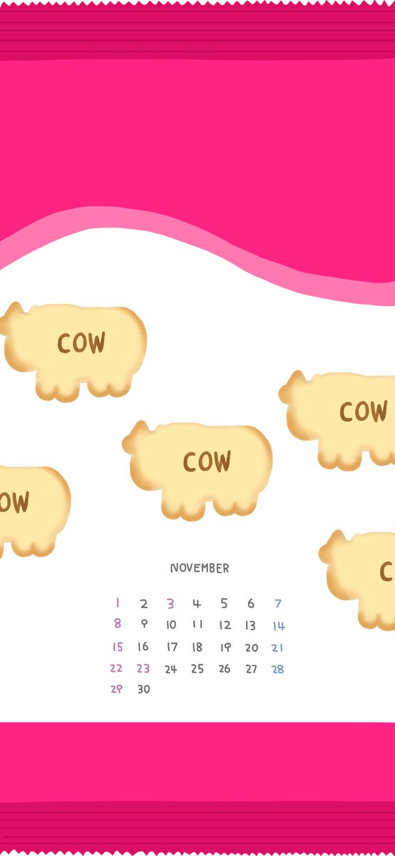 あ お い さ さ み 11月の壁紙カレンダーです 全6ツイートあるので好みのものがあればホーム画面やロック画面に 次どうするかの参考になるのでいいねやリプなどの反応もらえると嬉しいです そのよん たべっこどうぶつ