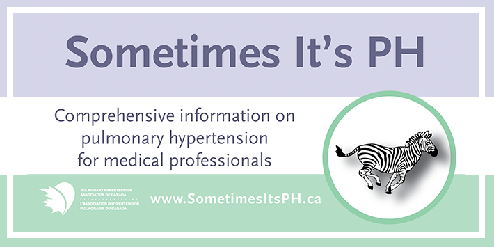 PHACanada's tweet photo. Sometimes what sounds like a horse could be a zebra. #PulmonaryHypertension has symptoms common in many other cardiac and coronary diseases. Learn more about the signs of and risk factors for PH to detect it early: https://t.co/46PgVA4tTI #SometimesitsPH #lifeinpurple https://t.co/EJWU0kf85m