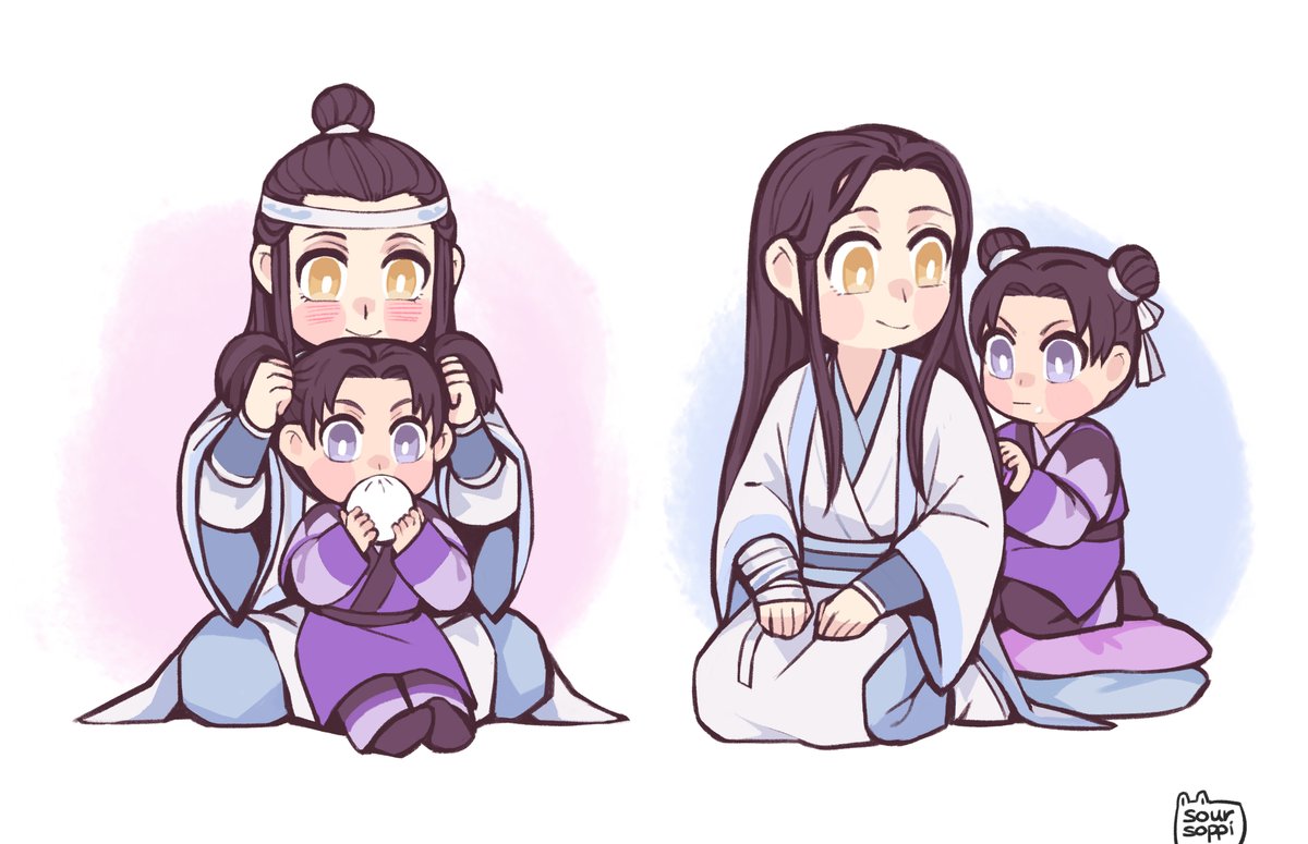 MDZS] just wanted to draw some buns and tails haha #MDZS #魔道祖师