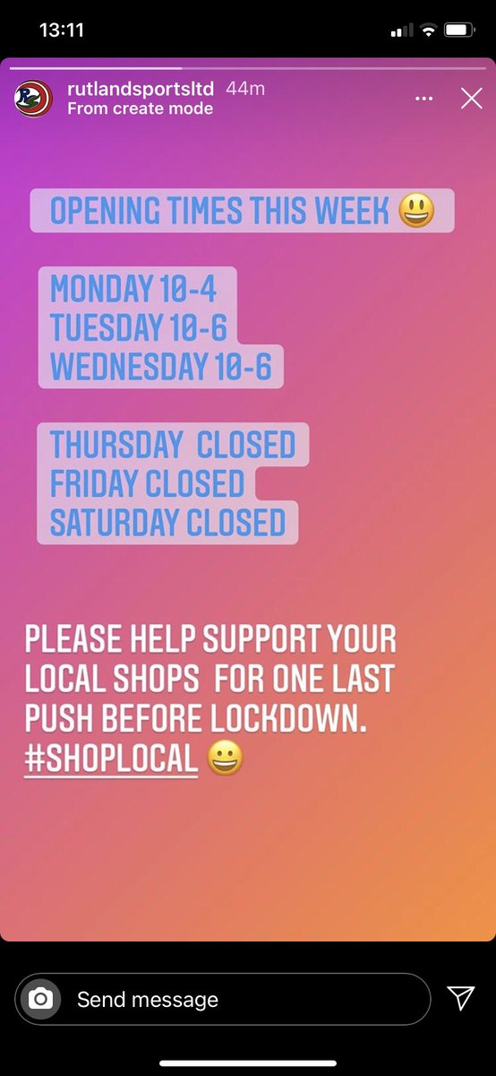 RutlandSports1's tweet image. Please support us - drop in for your baselayers, scarves, winter running gear and trainers ... or, if course, early Christmas presents ...