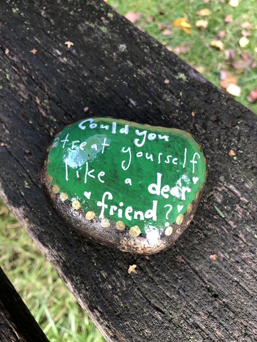 CompassionateRo's tweet image. Could you treat yourself like a dear friend?

#pebbleswithpurpose #compassionaterocks #compassionrocks #paintedrocks #365daysofcompassion #rockpainting #rockpaintings #kindnessrocks #kindnessmatters #paintedstones #selfcompassion