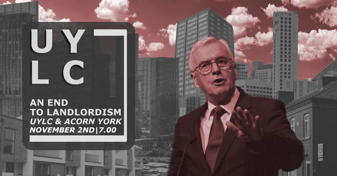 Tomorrow 7pm: An End To Landlordism - a panel on the future of housing in the UK featuring @johnmcdonnellMP, @ACORN_tweets, @FisherAndrew79, Liz Davies (barrister), and @QuintinBradley

Open to all! See event on FB for more info: fb.me/e/3EjhUux52