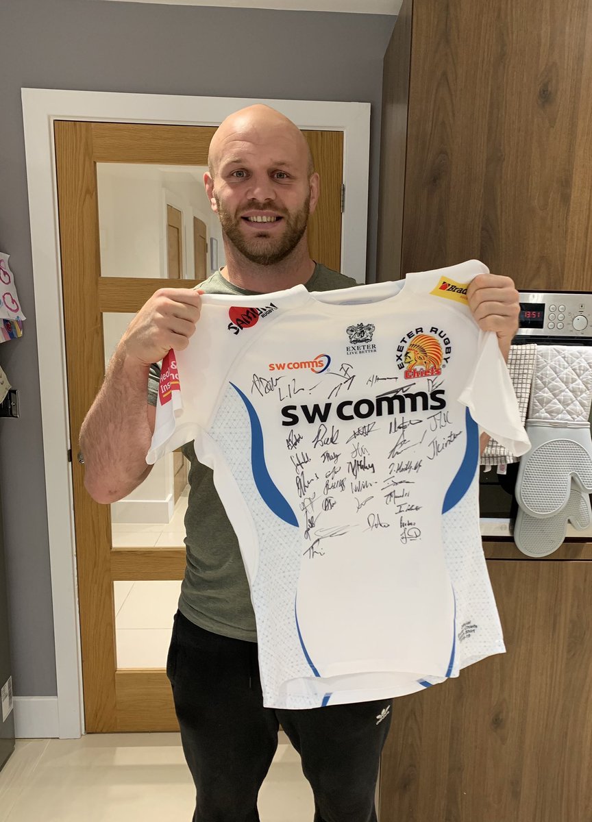 Tom Vickery (@tvickers1) on Twitter photo A huge thank you to <a href="/Yenz_2/">Jack Yeandle</a> for very kindly donating a <a href="/ExeterChiefs/">Exeter Chiefs</a> shirt signed by the <a href="/premrugby/">Premiership Rugby</a> and <a href="/ChampionsCup/">Investec Champions Cup</a> champions squad for me to auction off for the <a href="/as9foundation/">Adam Stansfield foundation</a> please reply or DM me with a bid. Ends Friday 8PM. #DoubleChamps 🏆 A huge thank you to <a href="/Yenz_2/">Jack Yeandle</a> for very kindly donating a <a href="/ExeterChiefs/">Exeter Chiefs</a> shirt signed by the <a href="/premrugby/">Premiership Rugby</a> and <a href="/ChampionsCup/">Investec Champions Cup</a> champions squad for me to auction off for the <a href="/as9foundation/">Adam Stansfield foundation</a> please reply or DM me with a bid. Ends Friday 8PM. #DoubleChamps 🏆