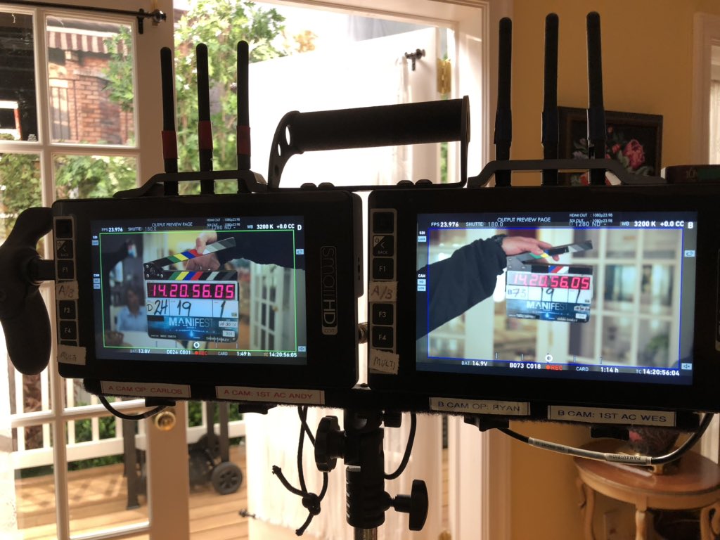SmithSmitherrs's tweet photo. Great scenes with @melissaroxburgh this week - and she didn’t spill any of her soup:)😜@NBCManifest #ManifestSeason3 #Ep303 #Ep304 https://t.co/8ZkjFsWKy0