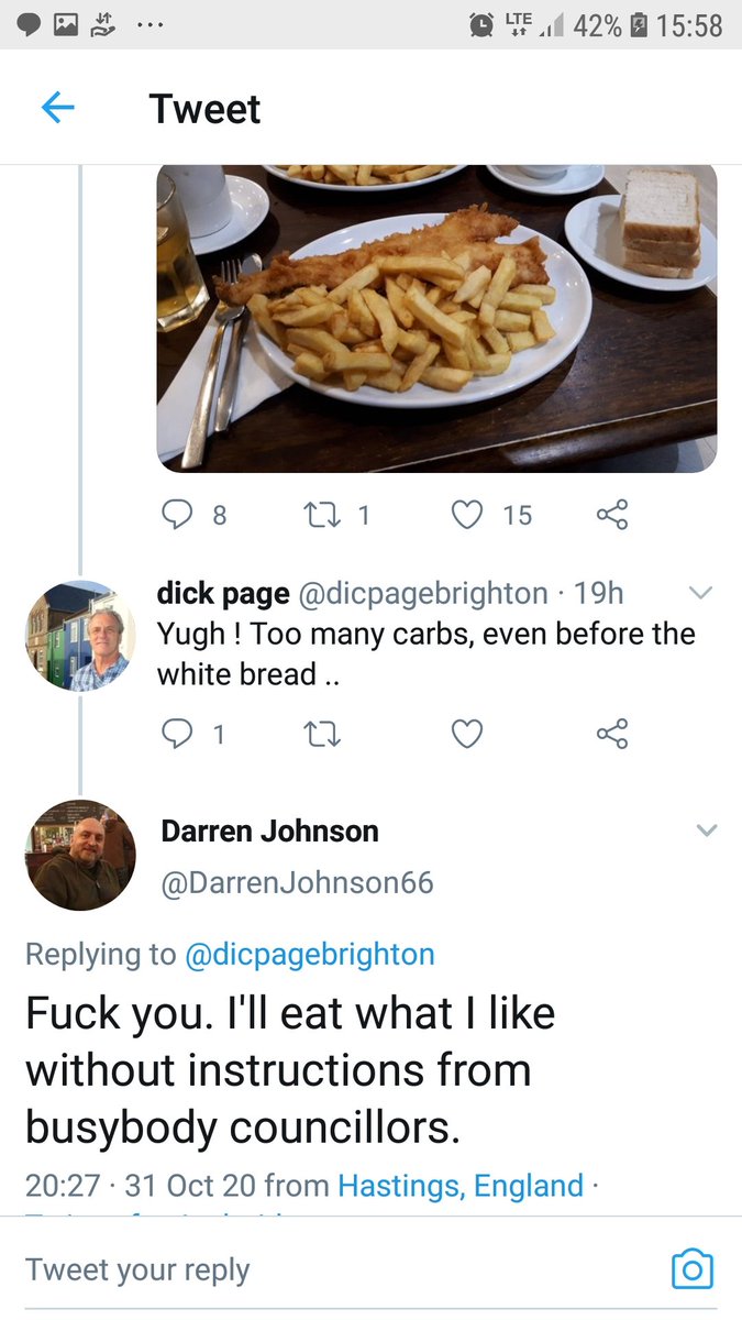 I've not even any fucking idea whether the bread is Warburtons or not but someone thought it looked enough like Warburtons to lecture me about boycotting them for being donors to the Tories.