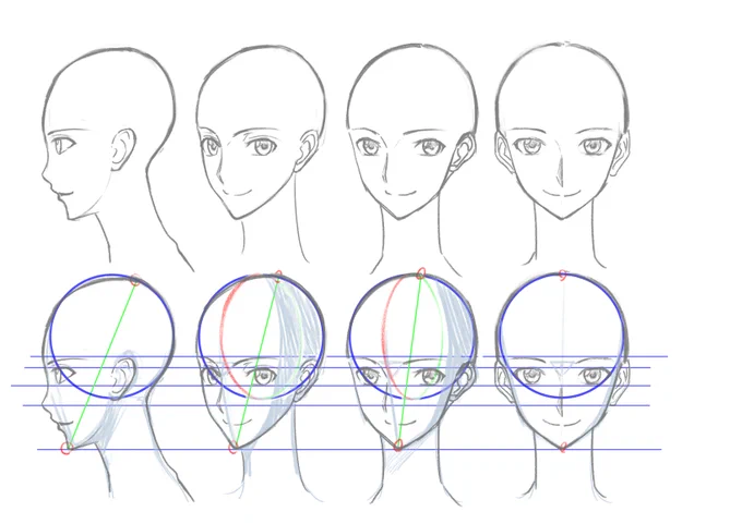 【今日の練習絵】

顔の角度変える練習してみた。
なかなか良いハゲが出来上がった?
斜め顔の描くときに鼻と口の高さにいつも悩んでたけどなんか解決した!

#イラスト #イラスト好きな人と繋がりたい #絵描きさんと繋がりたい #絵師さんと繋がりたい 