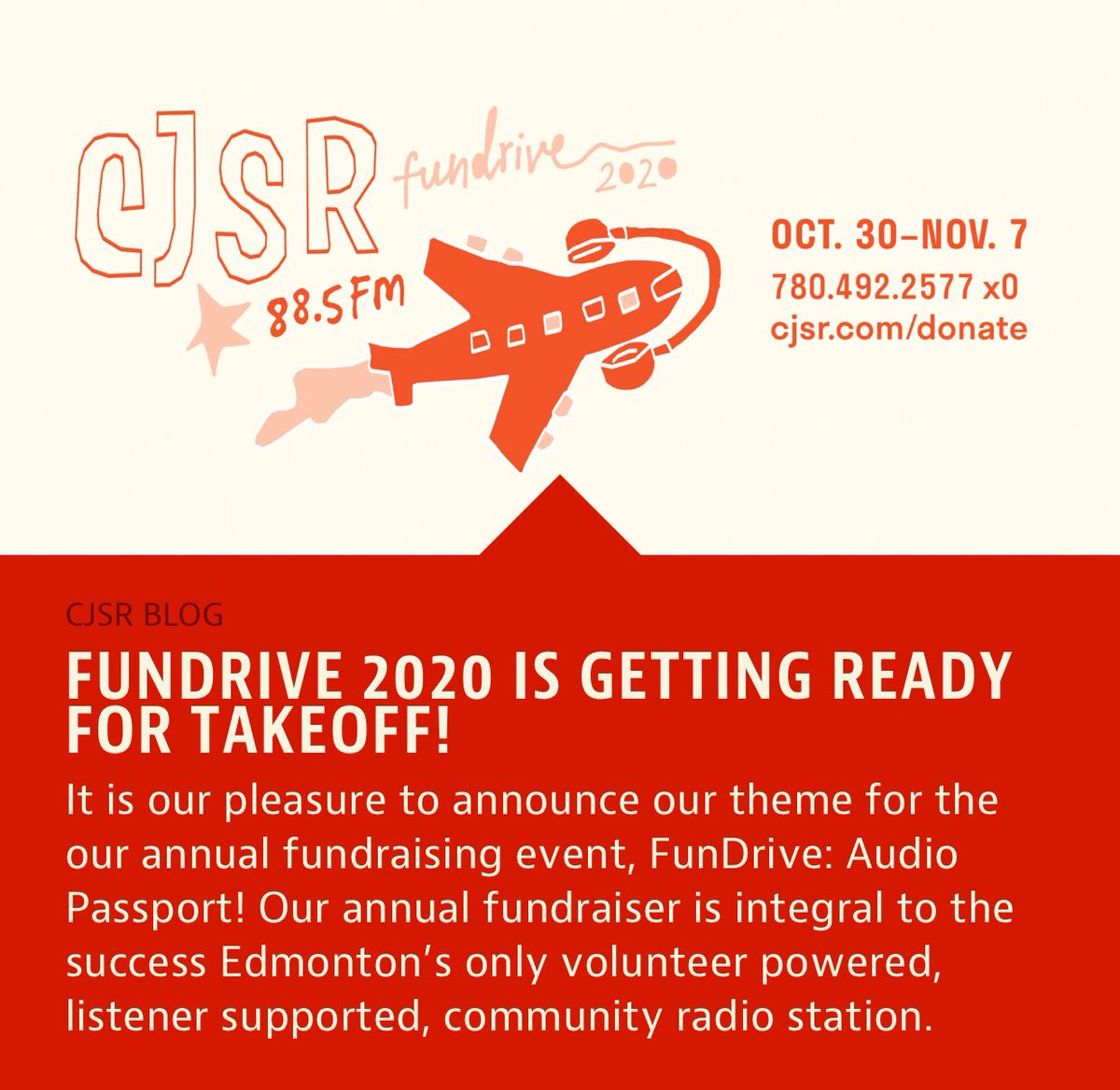 MacLeodSteve's tweet photo. Jazz fans - Jazzology is on the air ! Please consider supporting jazz programming by donating to the fundrive this morning !! @CJSR #fundrive #jazzprogramming https://t.co/42a2zl6M1s