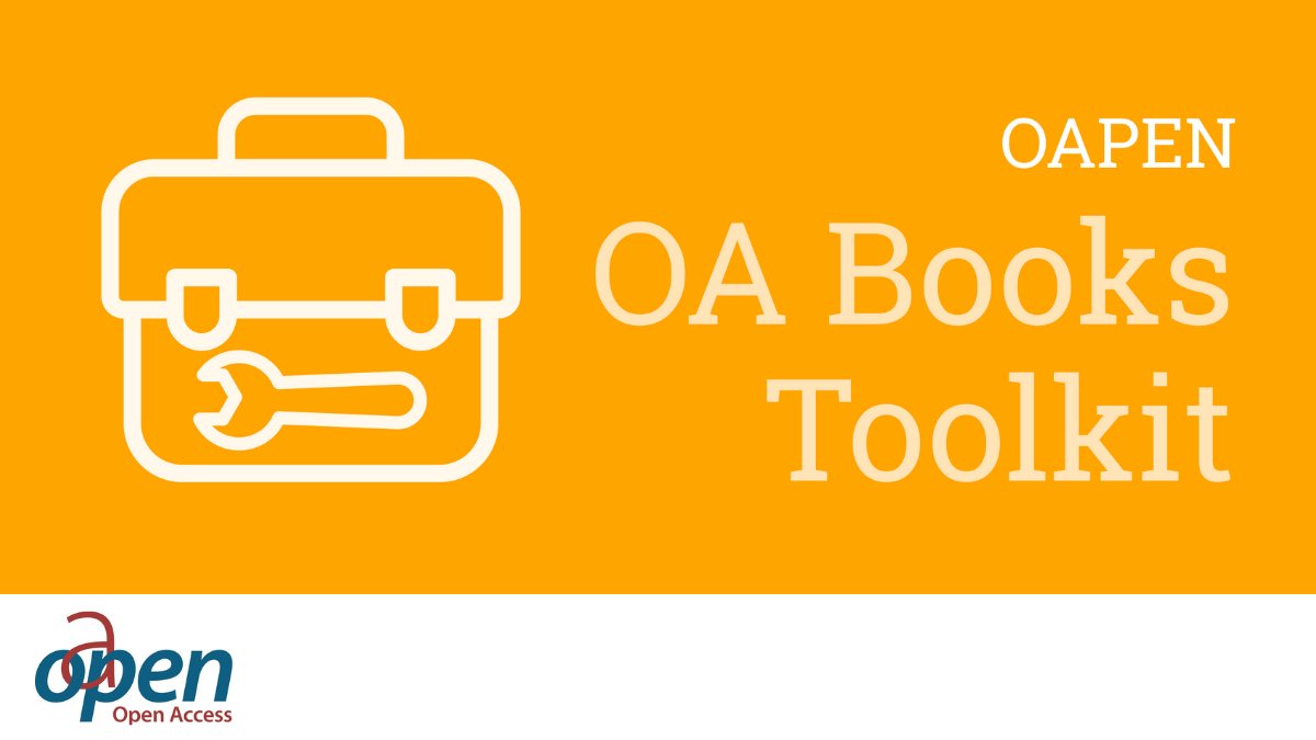 Book authors - are you interested in open access? Do you want to learn more about how to publish OA? Take a look at the new OAPEN Open Access Books Toolkit which is a free resource including FAQ and mythbusters. bit.ly/3jQiLCS #oabookstoolkit #OAbooks @OAPENbooks